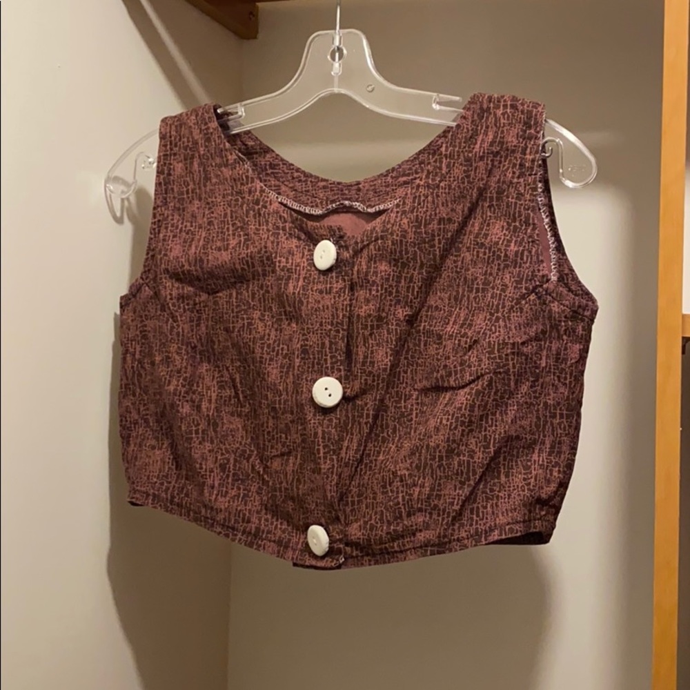 Vintage Cropped Vest
